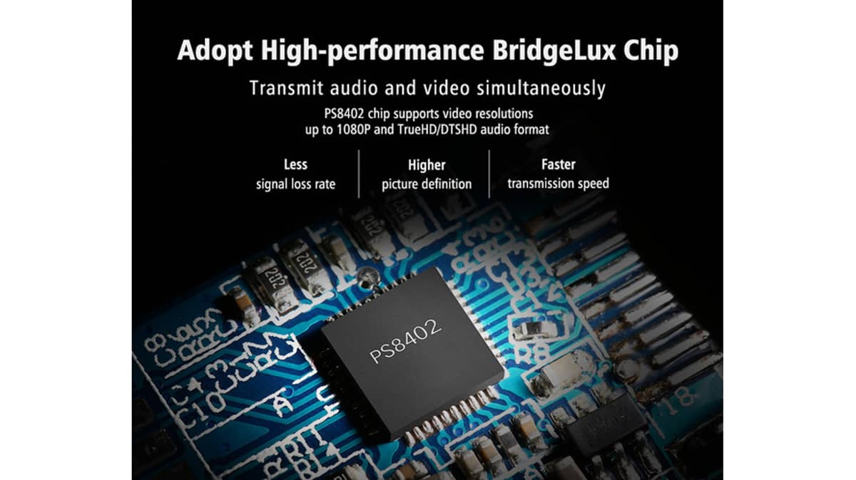 شتر ugreen-dp-male-to-hdmi-male-cable-2m-black