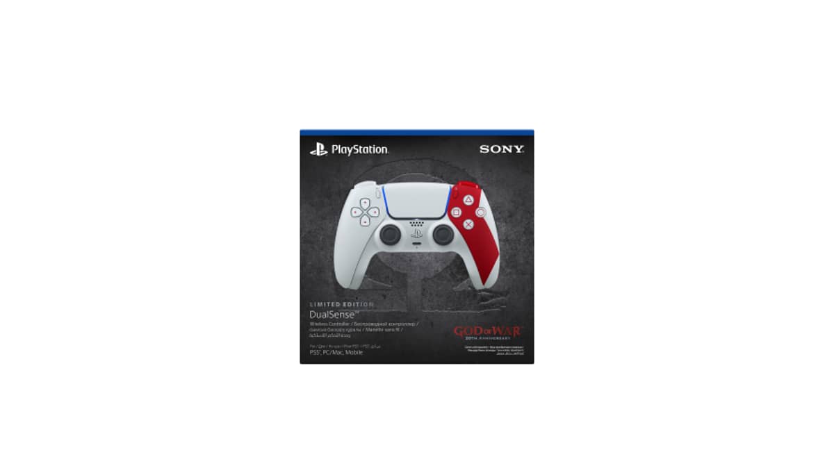 شتر playstation-dualsense-controller-god-of-war-20th-anniversary-limited-edition