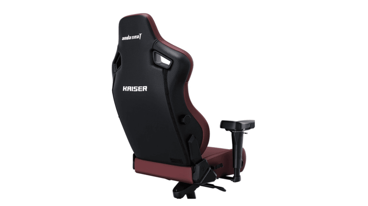 buy andaseat-kaiser-4-large-premium-pvc-leather-gaming-chair-maroon