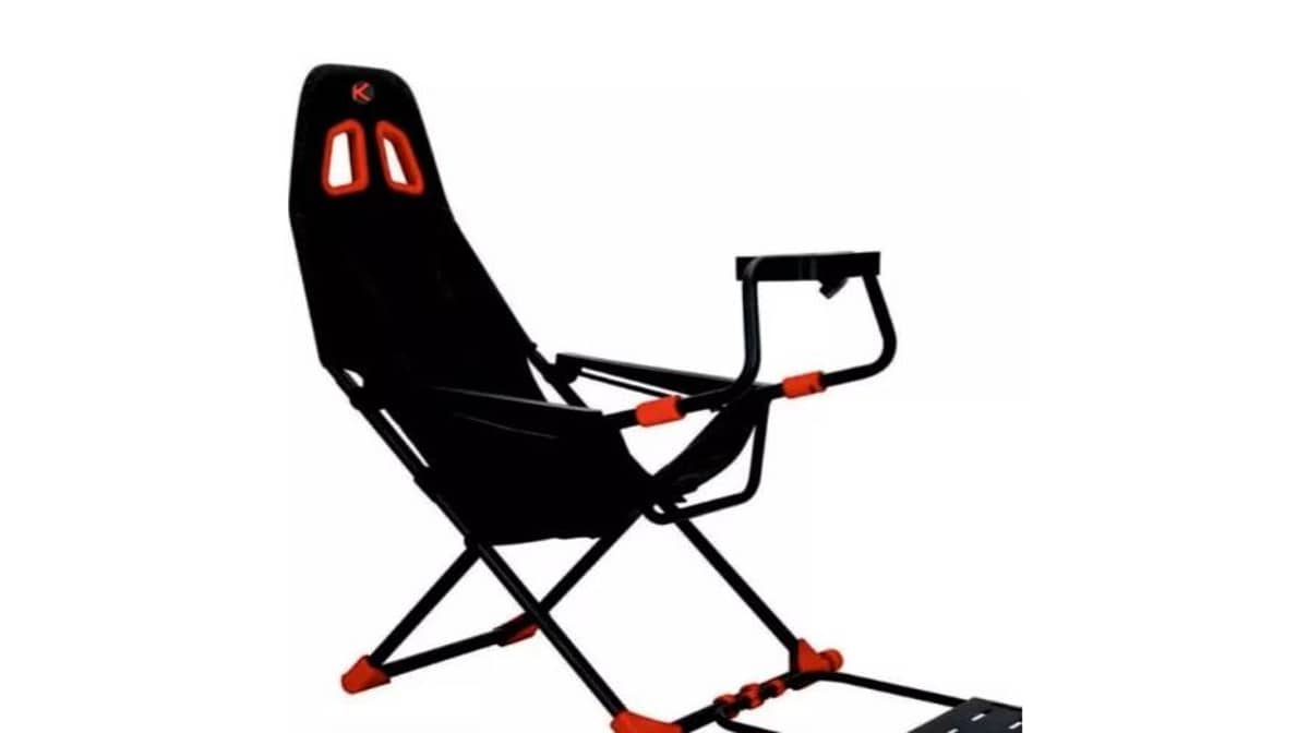 buy kgaming-racing-compact-foldable-chair-black
