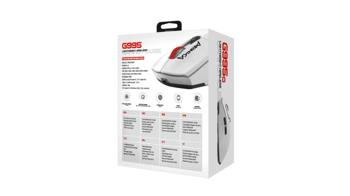buy marvo-monka-vero-g995w-wireless-gaming-mouse