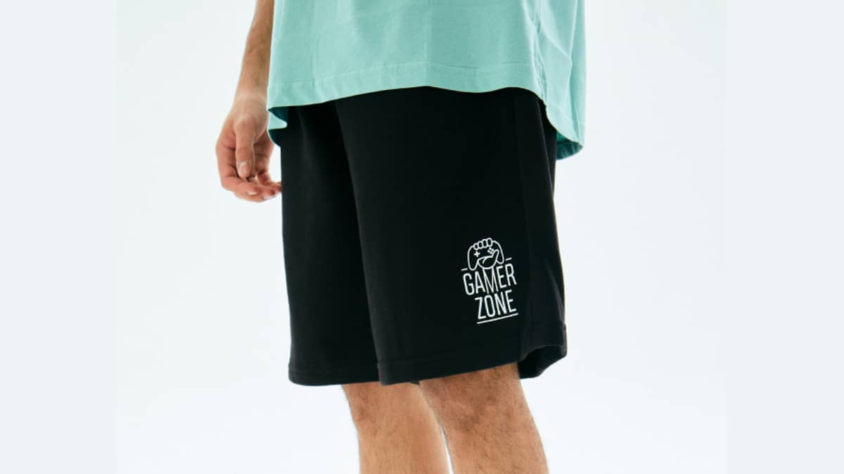 buy gamerzone-printed-men-oversize-fit-shorts-xl-black