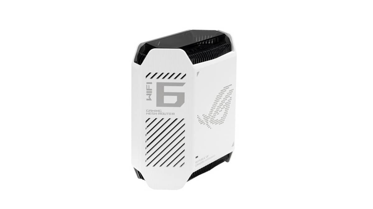 شتر asus-rog-rapture-gt6-ax10000-wifi-6-mesh-system-4g5g-router-replacement-or-smart-antenna-or-5800-sq-ft-coverage-or-game-acceleration-or-security-or-25g-port-or-1-pack-white