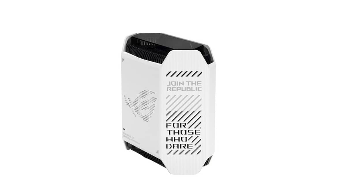 شتر asus-rog-rapture-gt6-ax10000-wifi-6-mesh-system-4g5g-router-replacement-or-smart-antenna-or-5800-sq-ft-coverage-or-game-acceleration-or-security-or-25g-port-or-1-pack-white