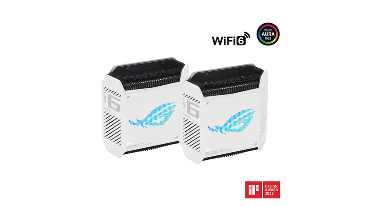 buy asus-rog-rapture-gt6-2pk-ax10000-tri-band-wifi-6-mesh-system-5800-sq-ft-coverage-25-gbps-port-game-acceleration-free-lifetime-security-white