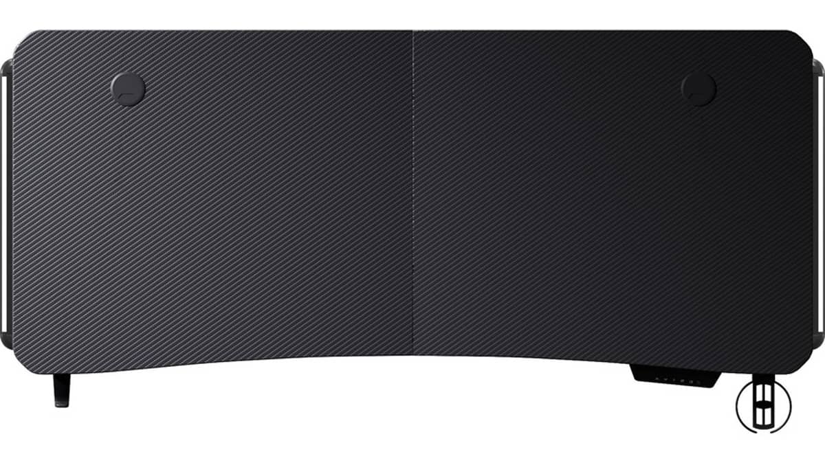buy gaming-desk-andaseat-terminator-carbon-fiber-texture-tabletop-rgb