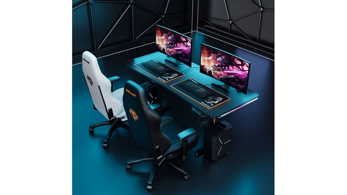 buy gaming-desk-andaseat-terminator-carbon-fiber-texture-tabletop-rgb