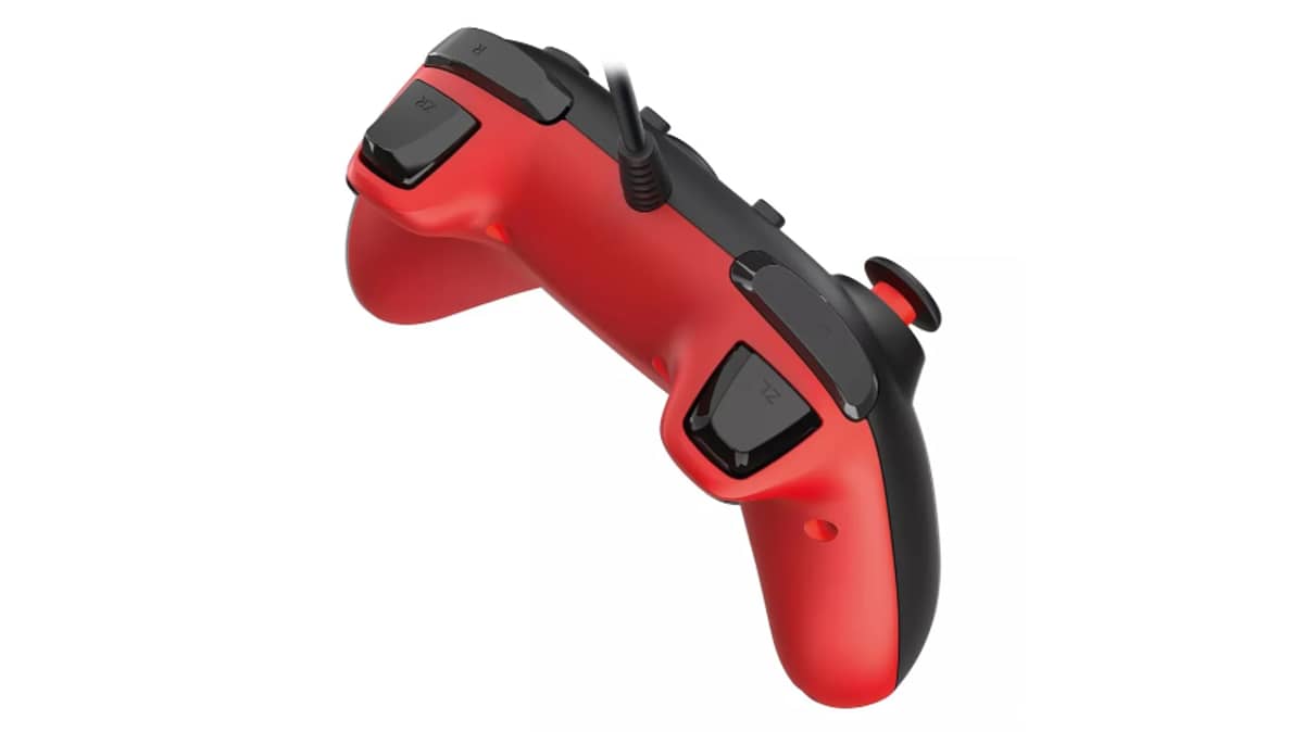 buy hori-turbo-mario-ergonomic-wired-controller-pad-for-nintendo-switch-black