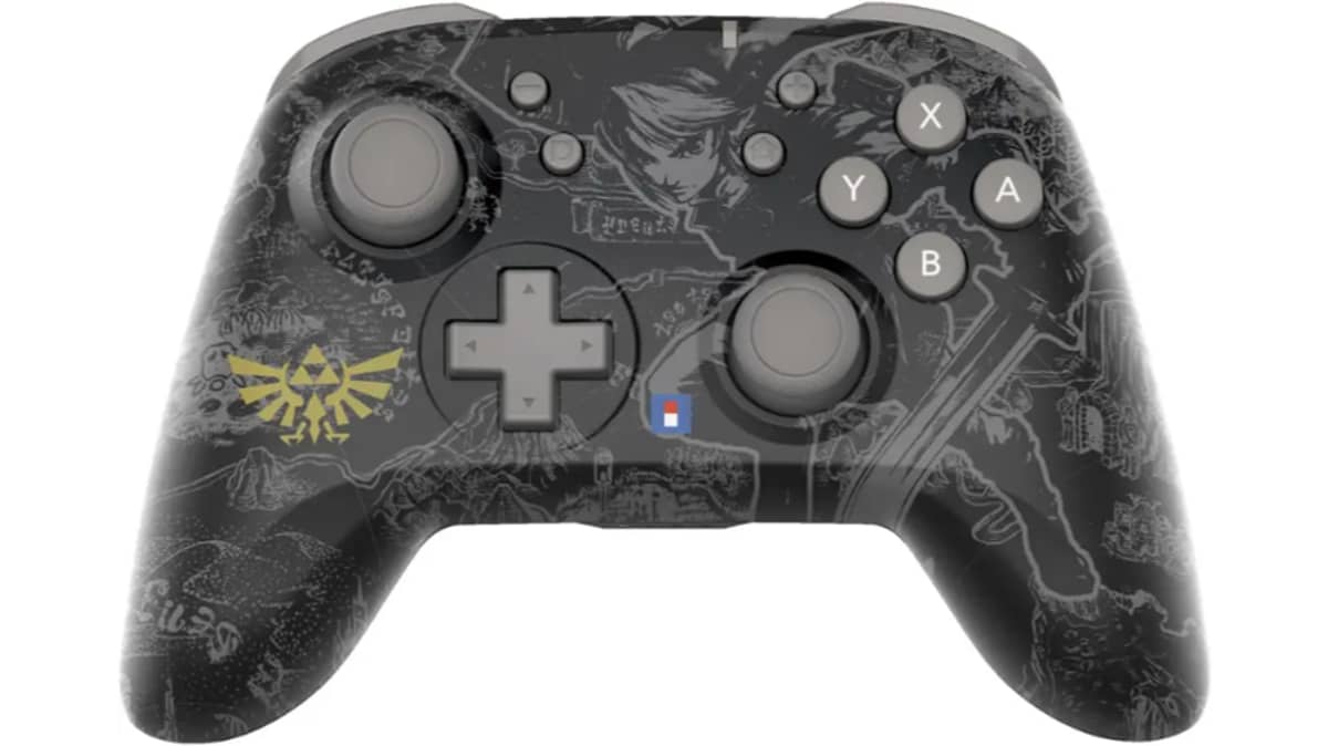 شتر hori-the-legend-of-zelda-wireless-pro-controller-black