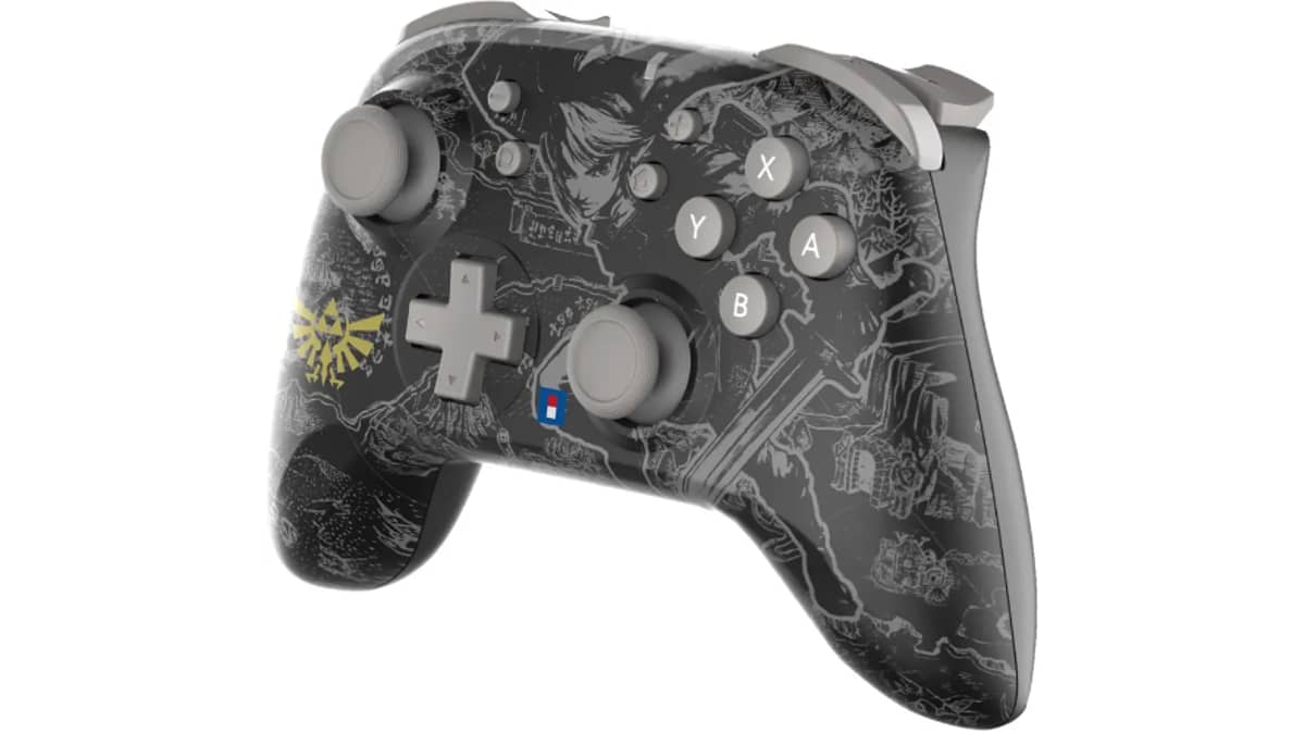 شتر hori-the-legend-of-zelda-wireless-pro-controller-black