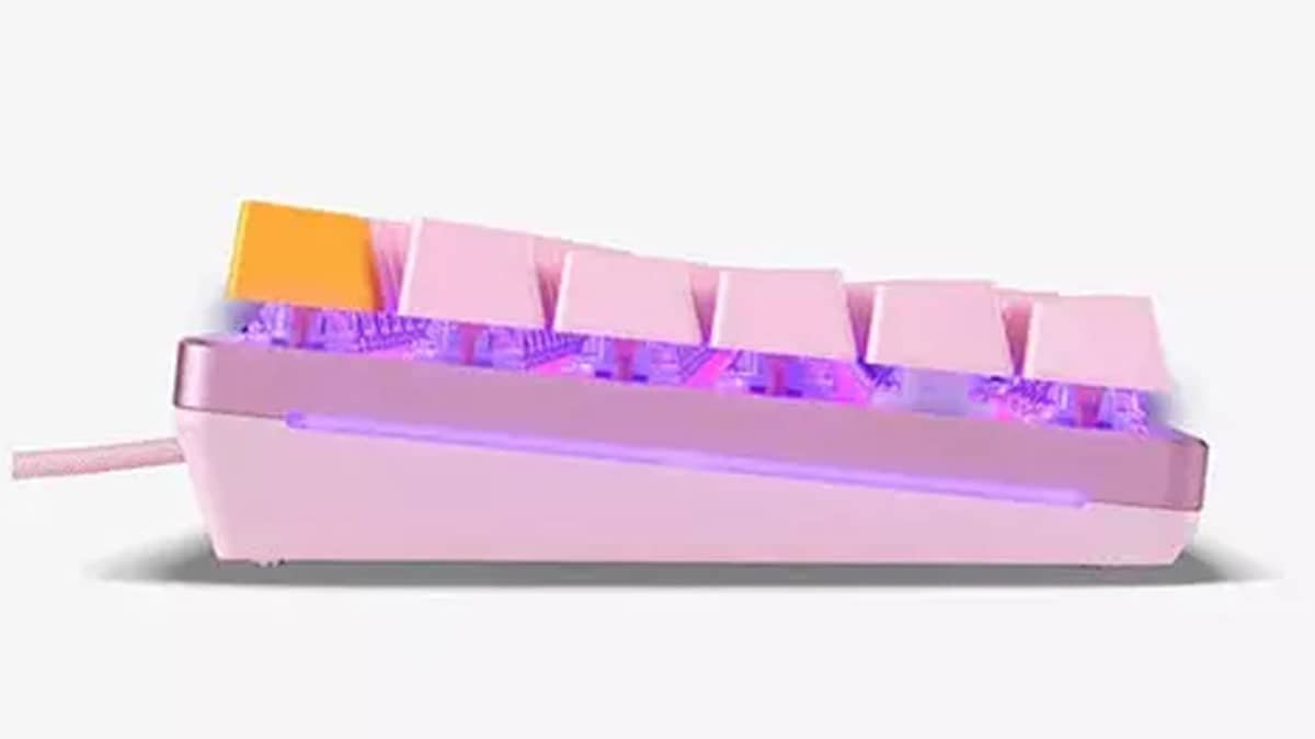 شتر glorious-96percent-full-size-modular-mechanical-wired-keyboard-pink