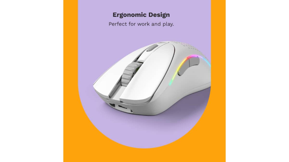 شتر glorious-model-d-2-wireless-gaming-mouse-white