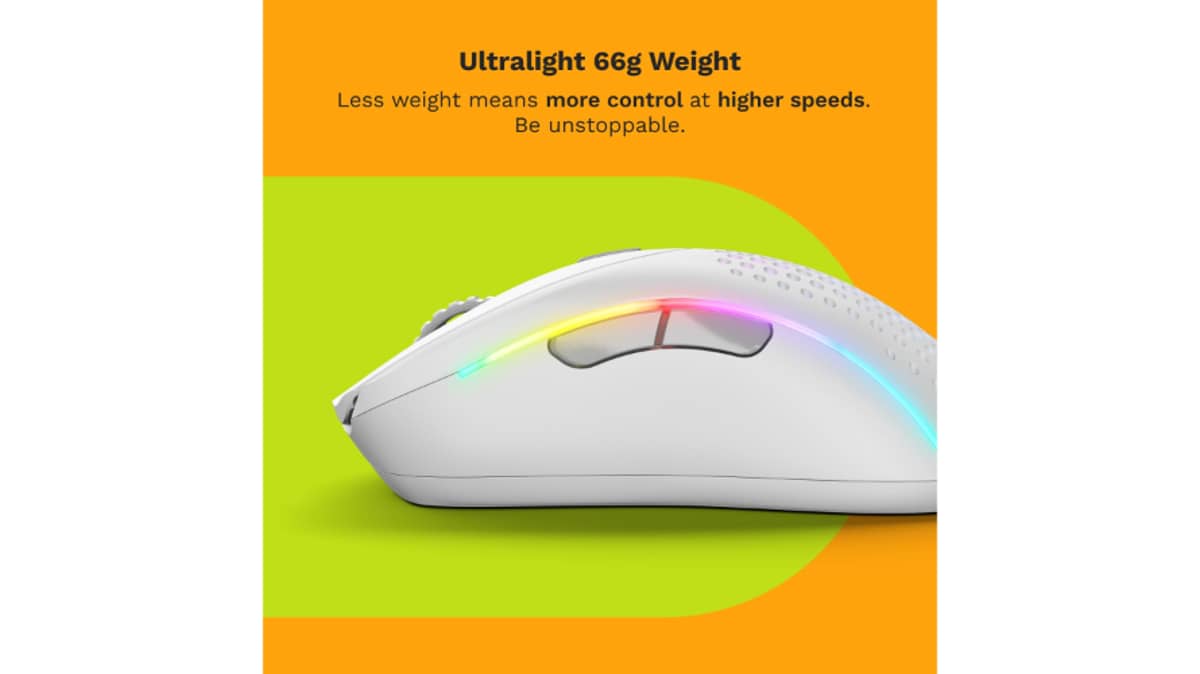 شتر glorious-model-d-2-wireless-gaming-mouse-white
