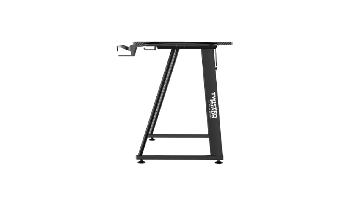 buy twisted-minds-carbon-fiber-texture-a-shaped-gaming-desk-black