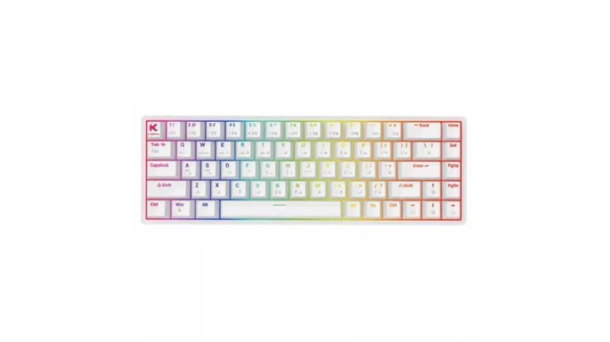 buy kgaming-whitecore-gaming-keyboard-blue-switch