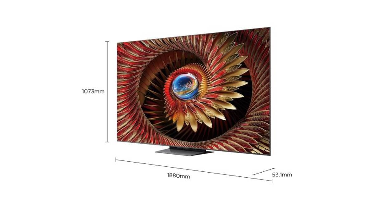 شتر tcl-85c8k-premium-qd-mini-led-smart-tv-featuring-144hz-refresh-rate-google-tv