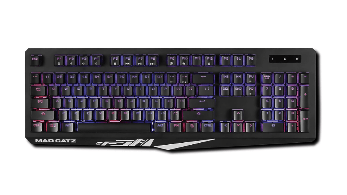 buy mad-catz-the-authentic-strike-2-membrane-gaming-keyboard-black