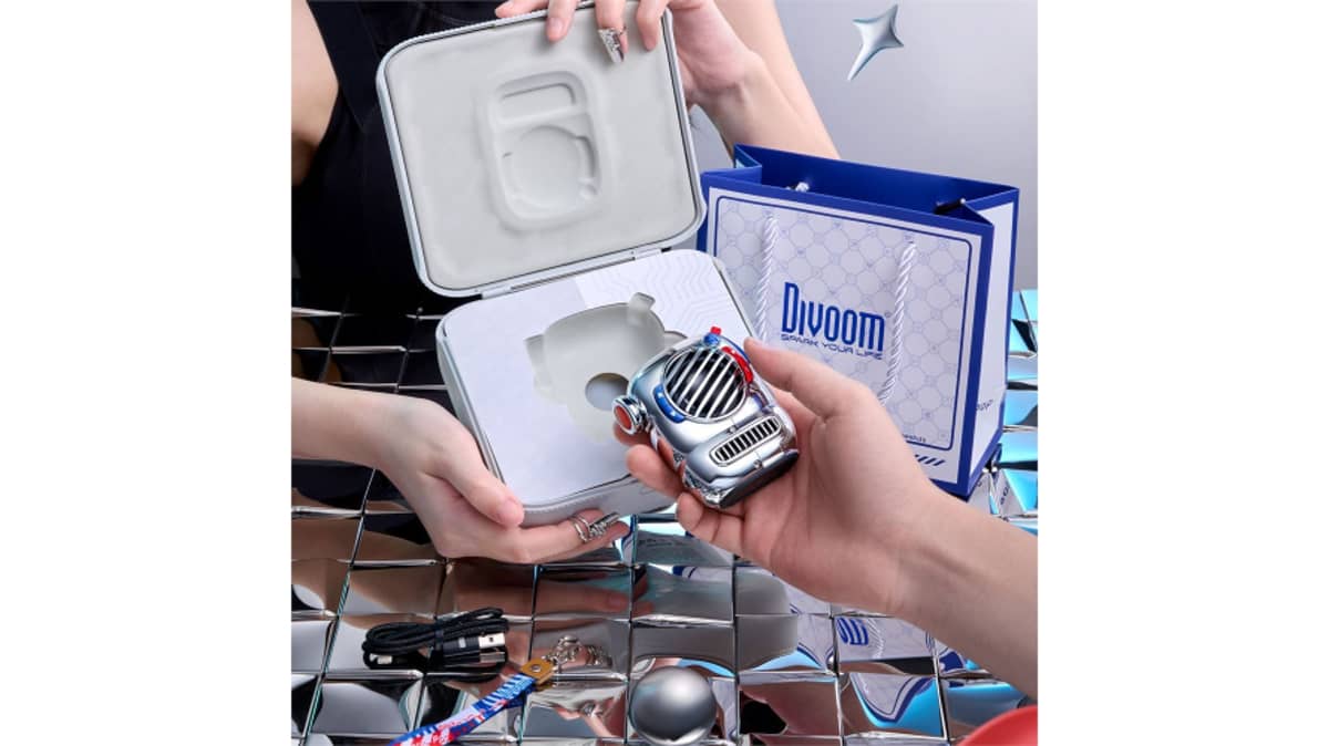 buy divoom-spark-pop-bluetooth-speaker-portable-small-speaker-blue