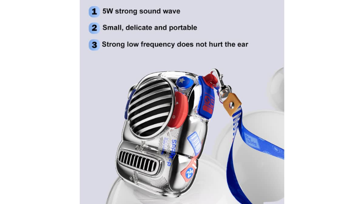 buy divoom-spark-pop-bluetooth-speaker-portable-small-speaker-blue