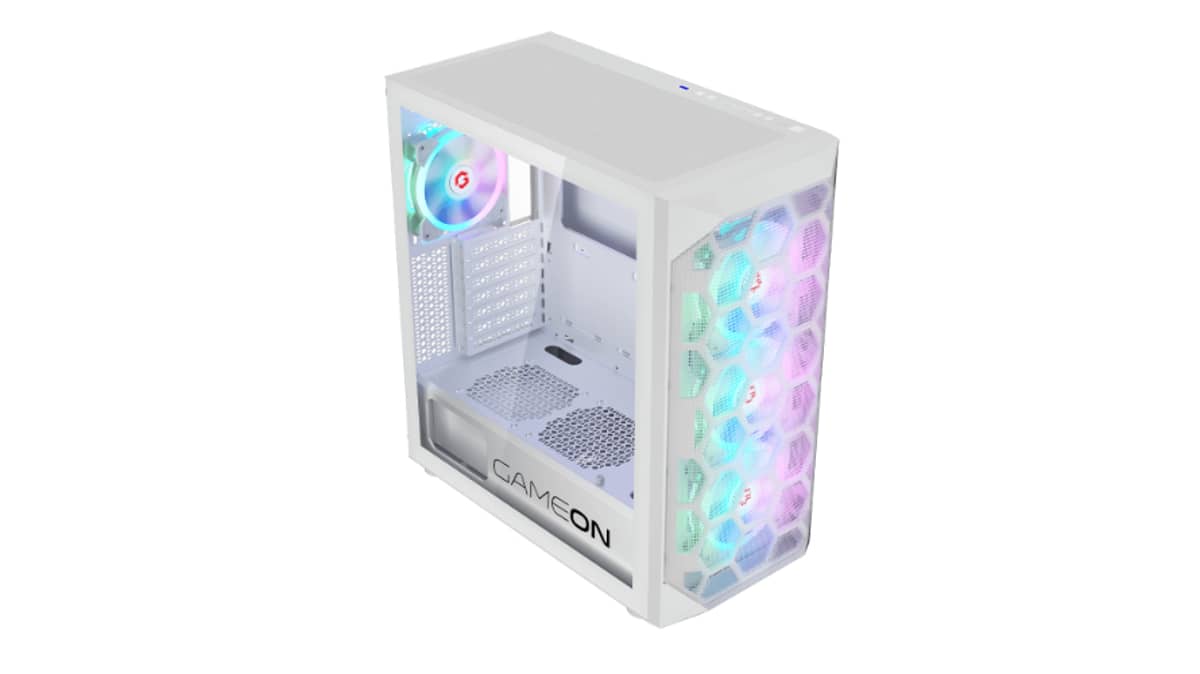 buy gameon-emperor-arctic-i-series-7-fans-mid-tower-argbpwm-lighting-gaming-case-white