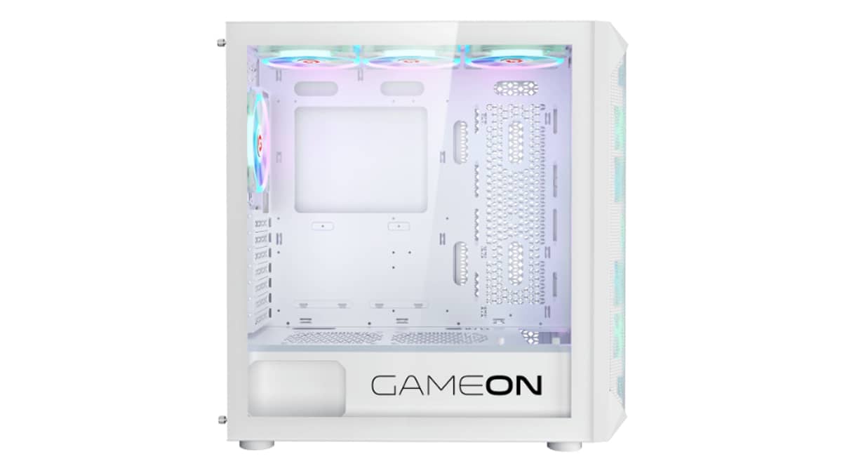 buy gameon-emperor-arctic-i-series-7-fans-mid-tower-argbpwm-lighting-gaming-case-white