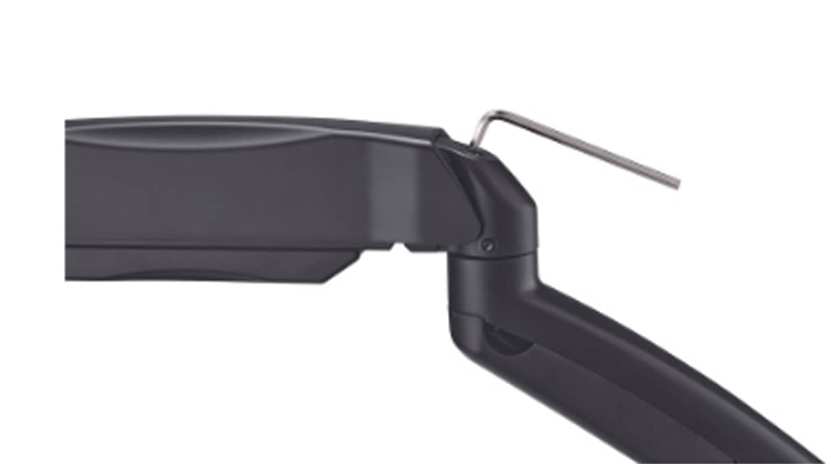 شتر gameon-fits-17-32-inch-economy-spring-assisted-wall-mount-dual-monitor-arm-for-gaming-and-office-use-black