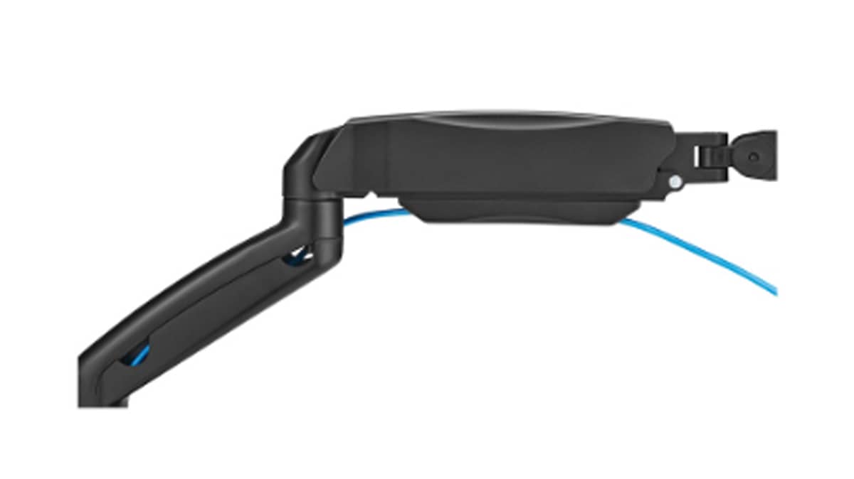 شتر gameon-fits-17-32-inch-economy-spring-assisted-wall-mount-single-monitor-arm-for-gaming-and-office-use-black