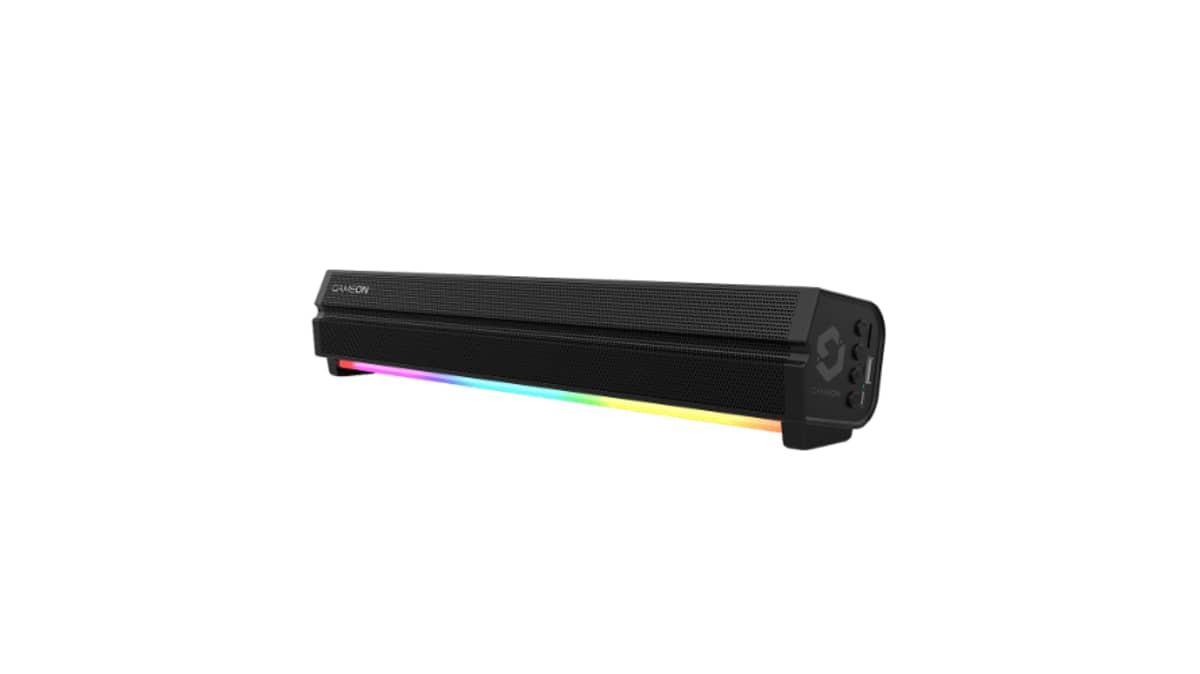 buy gameon-sonicstorm-x-wireless-rgb-gaming-soundbar-black