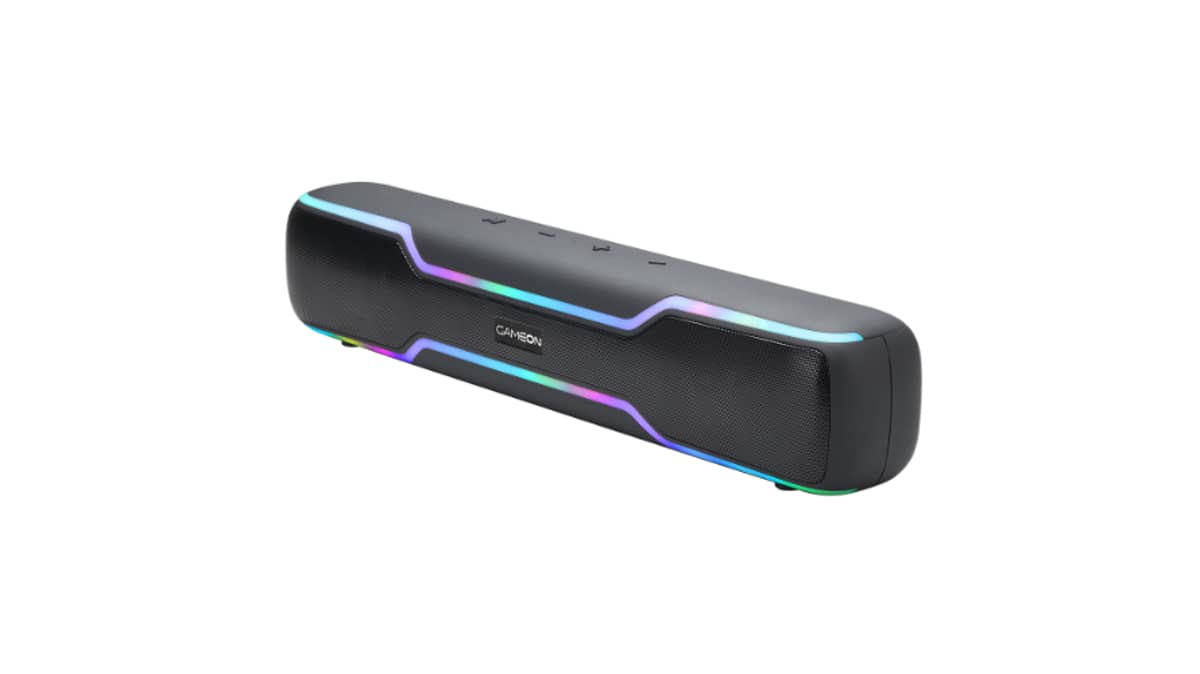 buy gameon-dominator-blaze-wireless-rgb-gaming-soundbar-black