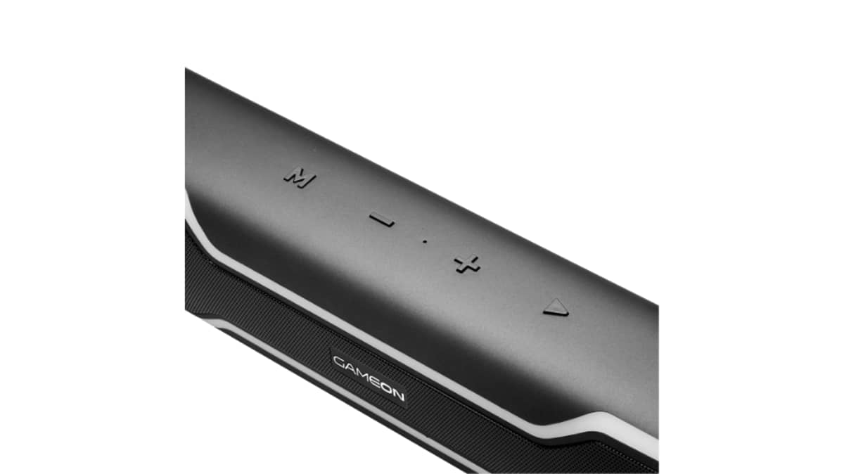 buy gameon-dominator-blaze-wireless-rgb-gaming-soundbar-black