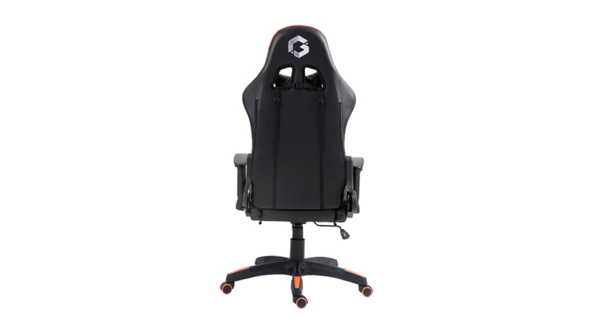 buy gameon-go-bc4d-bo-gaming-chair-with-adjustable-2d-armrest-and-foot-rest-orange-and-black