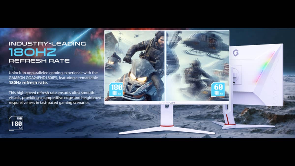 buy gameon-goa24fhd180ips-artic-pro-series-24-inch-gaming-monitor