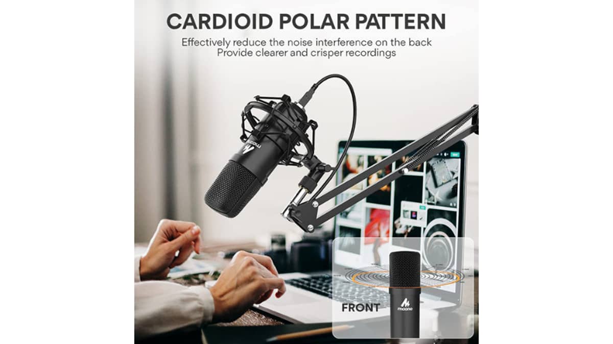 buy maono-24ghz-dual-person-compact-wireless-lavalier-microphone-black