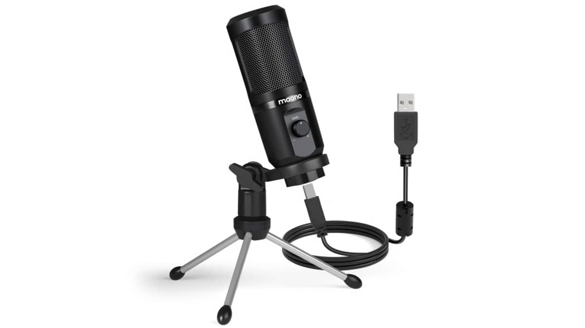 شتر maono-caster-rgb-usb-gaming-microphone-with-mic-gain-black