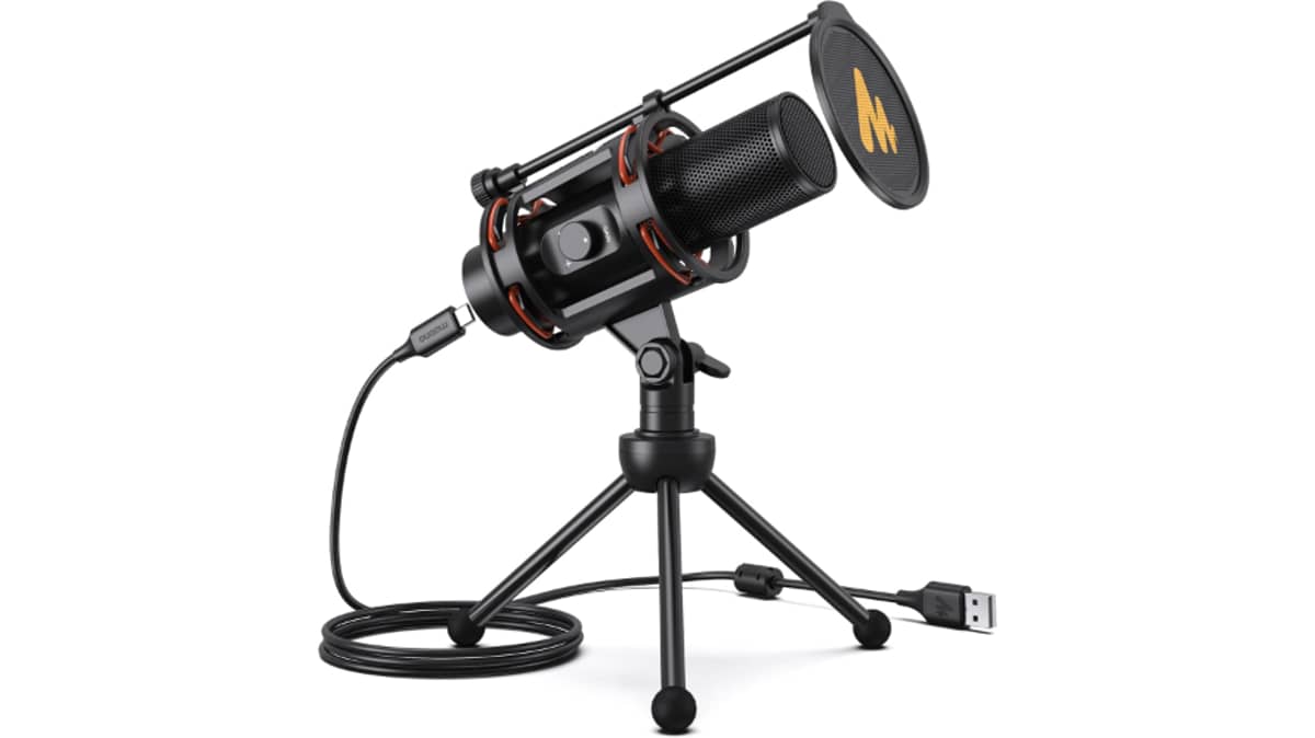 شتر maono-all-in-one-usb-condenser-computer-microphone-black