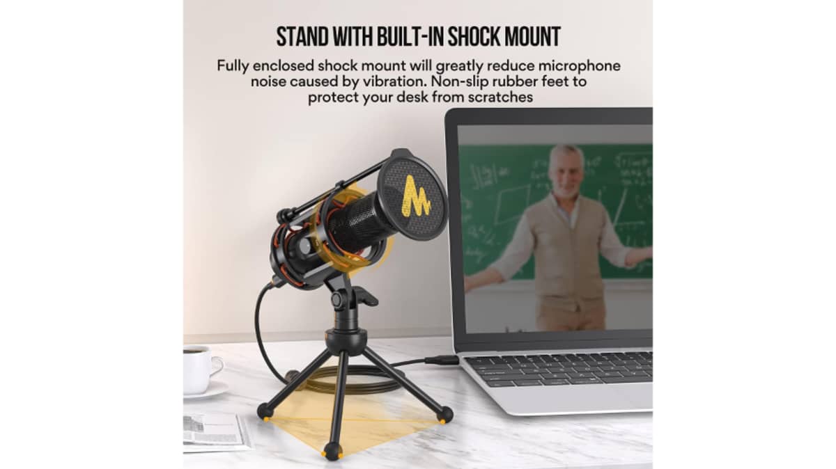 شتر maono-all-in-one-usb-condenser-computer-microphone-black