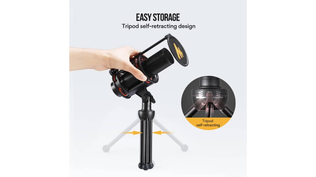 شتر maono-all-in-one-usb-condenser-computer-microphone-black
