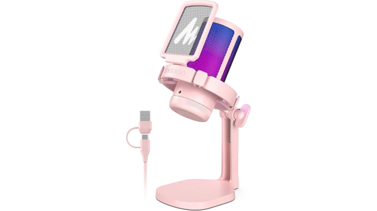 buy maono-noise-cancellation-condenser-usb-rgb-gaming-microphone-pink