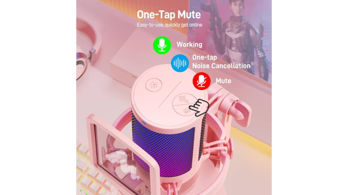 buy maono-noise-cancellation-condenser-usb-rgb-gaming-microphone-pink