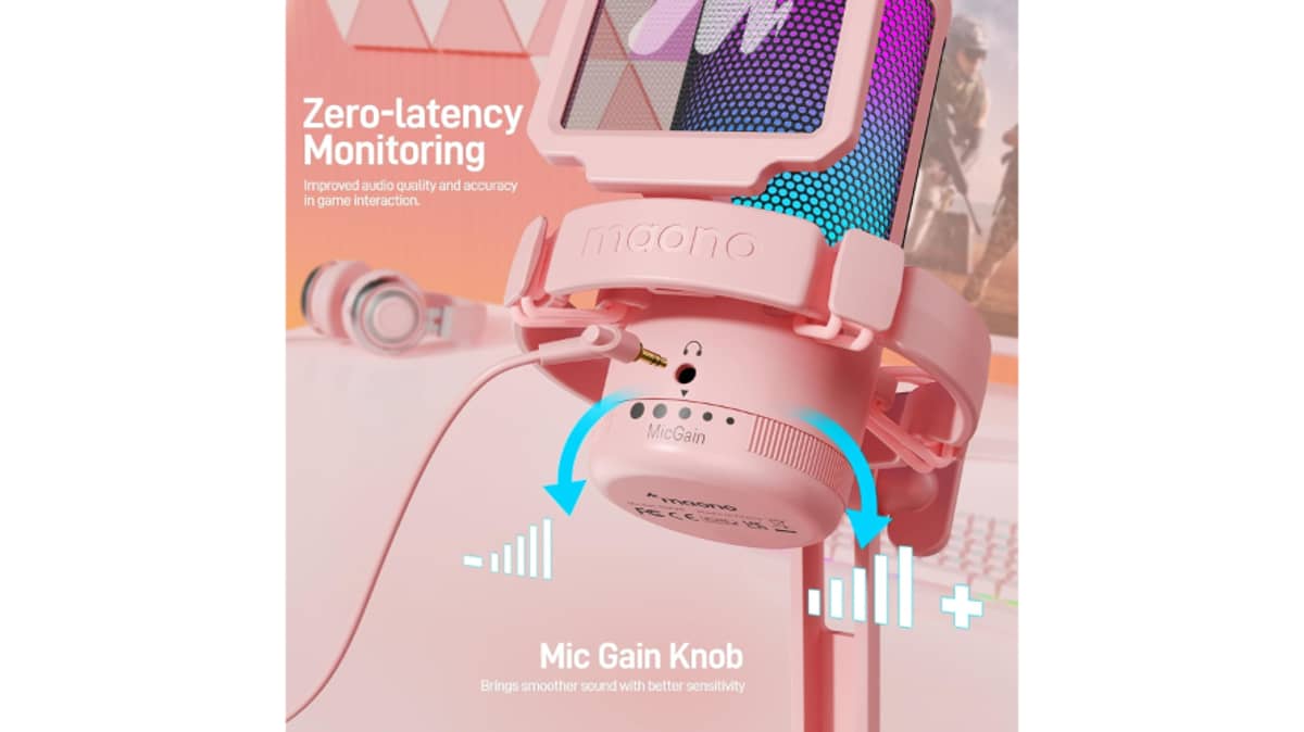 buy maono-noise-cancellation-condenser-usb-rgb-gaming-microphone-pink