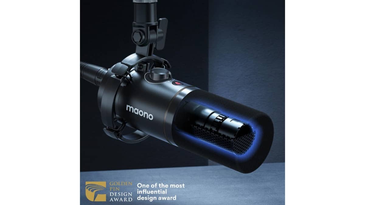 شتر maono-usbxlr-dynamic-microphone-black