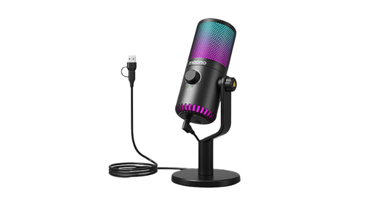 شتر maono-maonocaster-programmable-usb-condenser-microphone-black