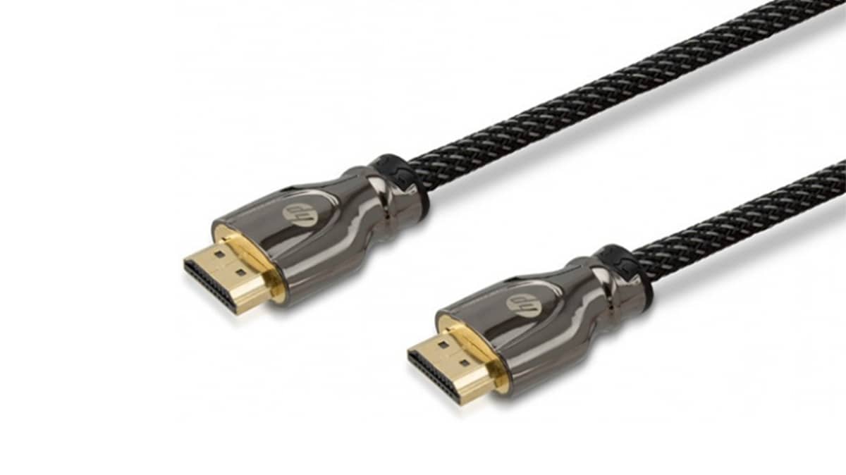 شتر hp-pro-metal-high-speed-cable-hdmi-to-hdmi-3m-black
