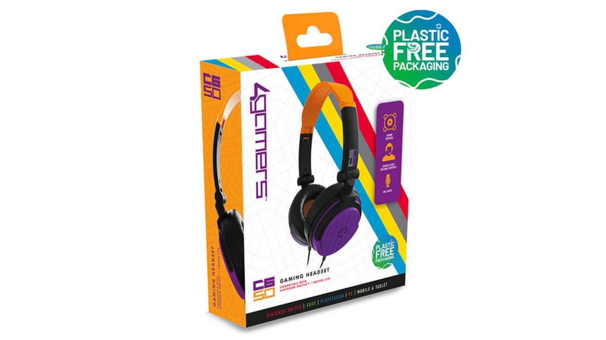 buy 4gmr-c6-50-gaming-wired-headset-neon-orange-purple
