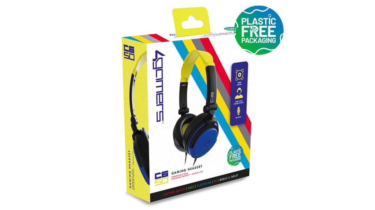 شتر 4gmr-c6-50-gaming-wired-headset-neon-yellowblue