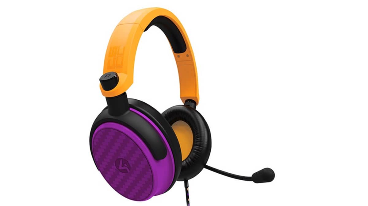 شتر 4gmr-c6-100-gaming-wired-headset-neon-orange-purple