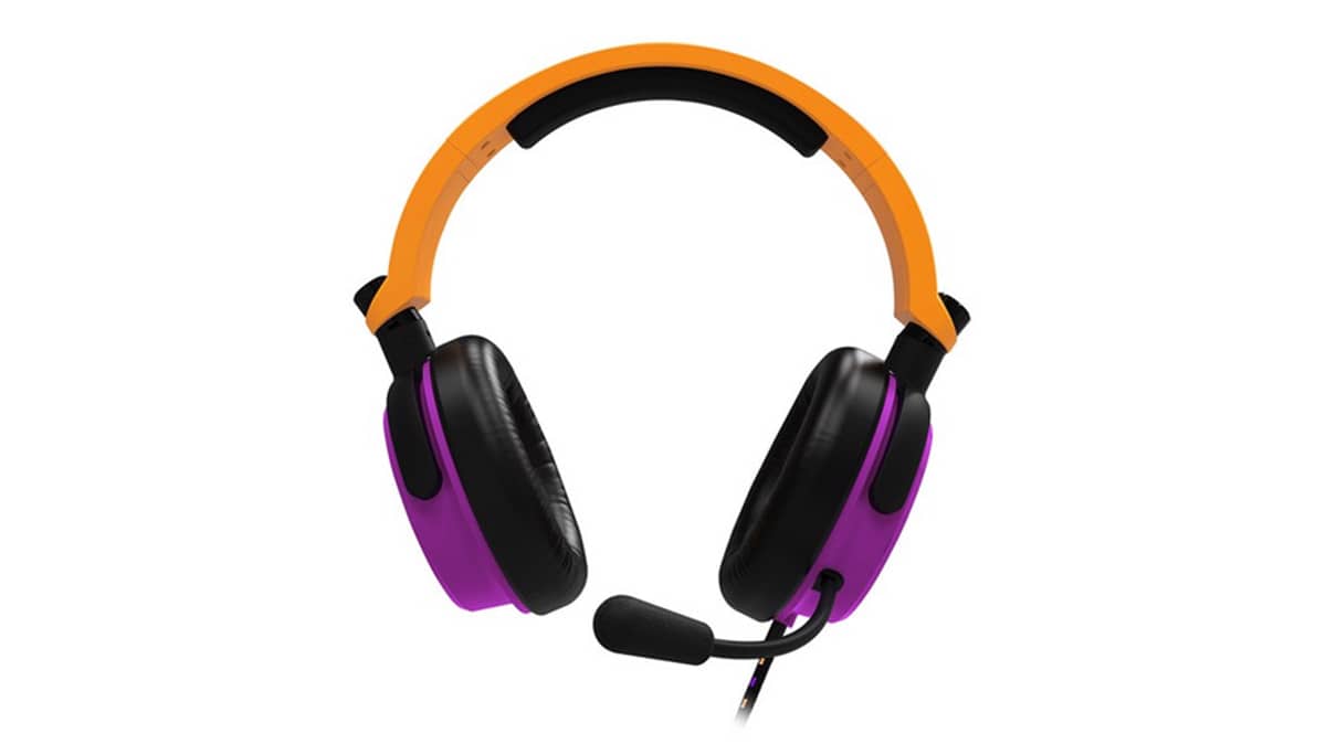 شتر 4gmr-c6-100-gaming-wired-headset-neon-orange-purple