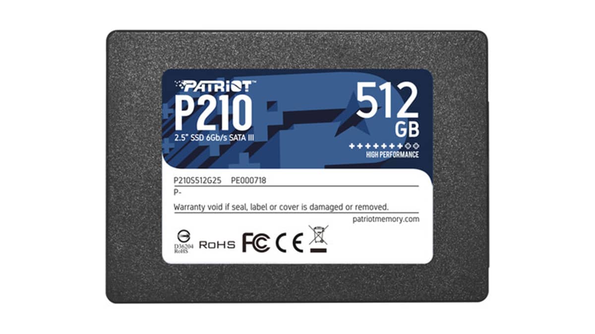شتر patriot-memory-patriot-p210-sata-3-512gb-ssd-25-inch
