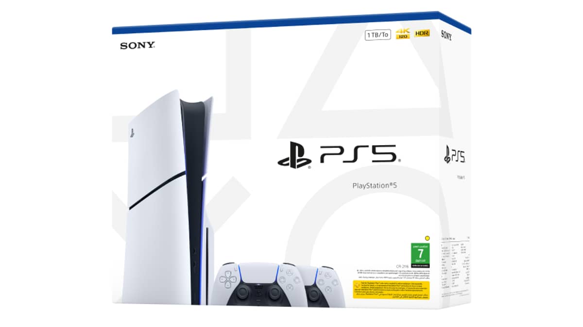 شتر sony-playstation-5-bluray-disc-edition-console-1tb-with-extra-dualsense-wireless-controller-white