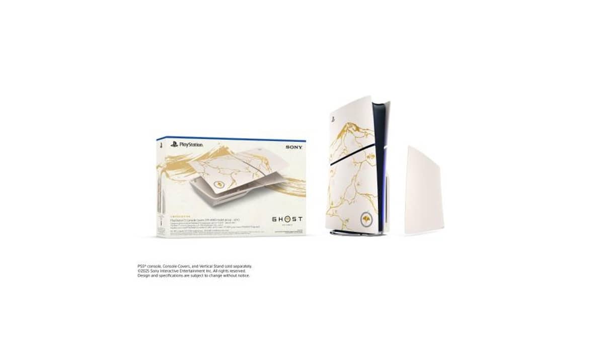 buy ps5-console-covers-ghost-of-yotei-gold-limited-edition